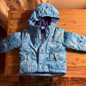 Cat & Jack Blue Kids Puffer Jacket